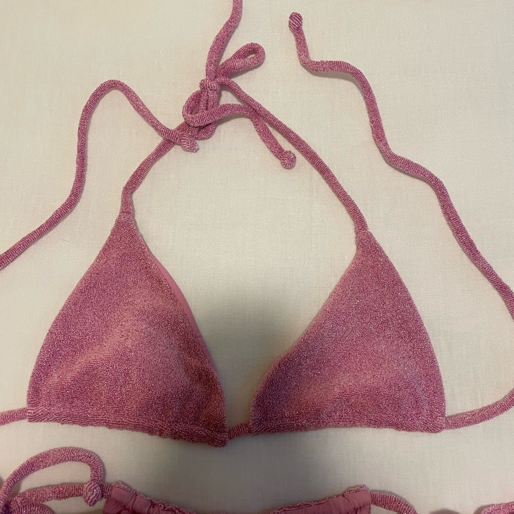 Frankie's Bikinis Lavender Triangle Bikini - Picture 5 of 9